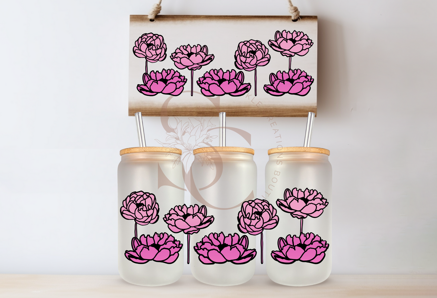 Boho Peonies Cup