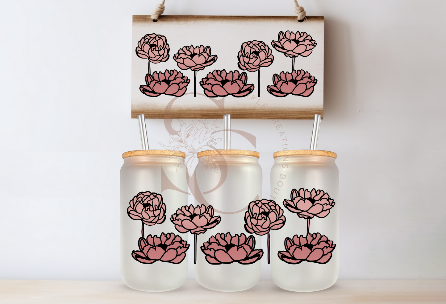 Boho Peonies Cup