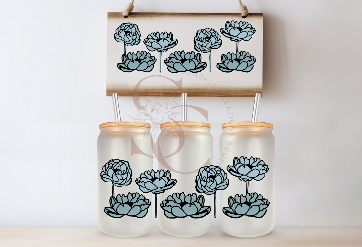 Boho Peonies Cup