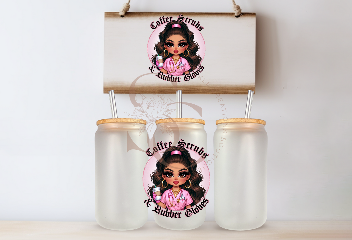 Coffee & Scrubs cup