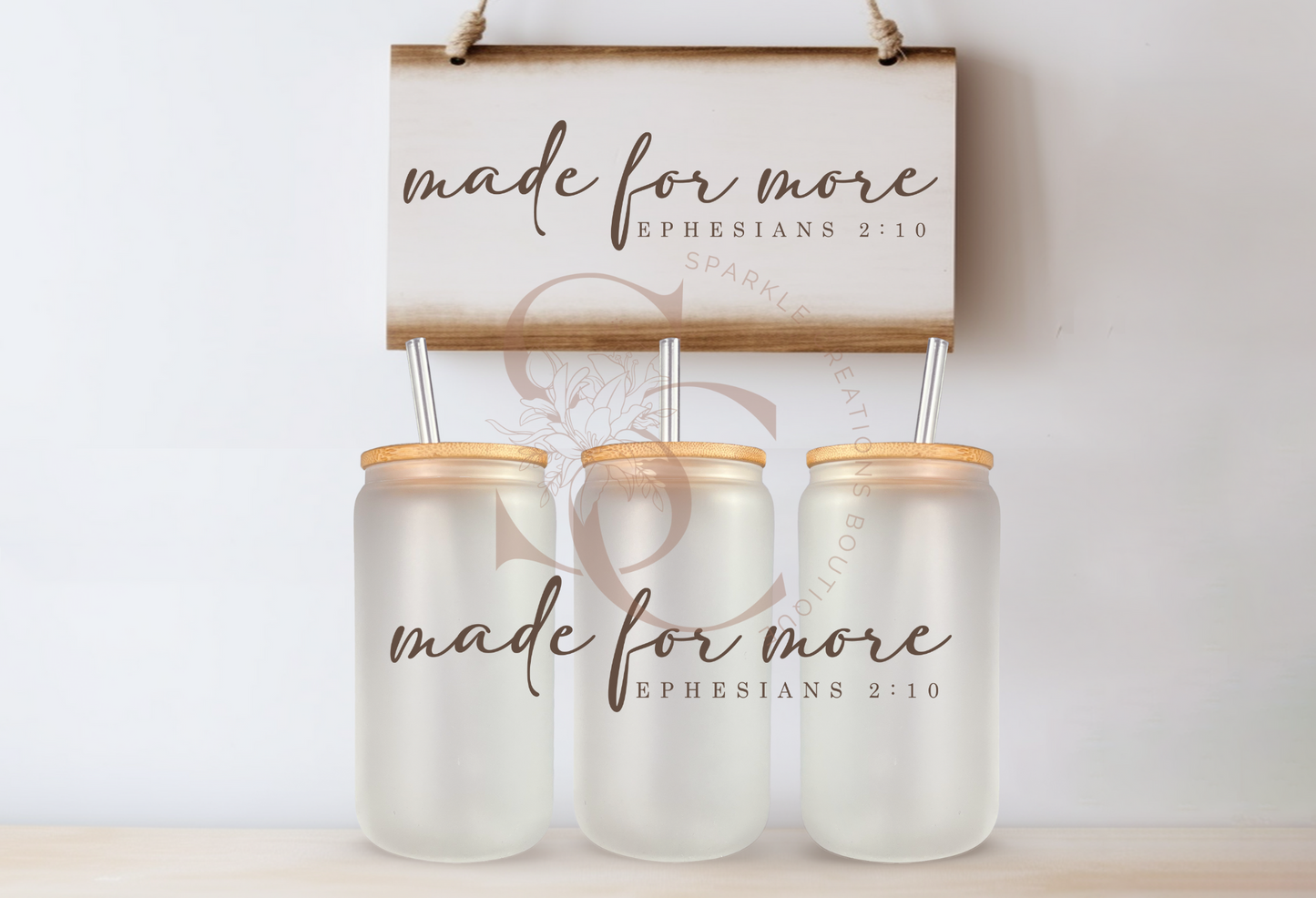 Made for more Glass cup