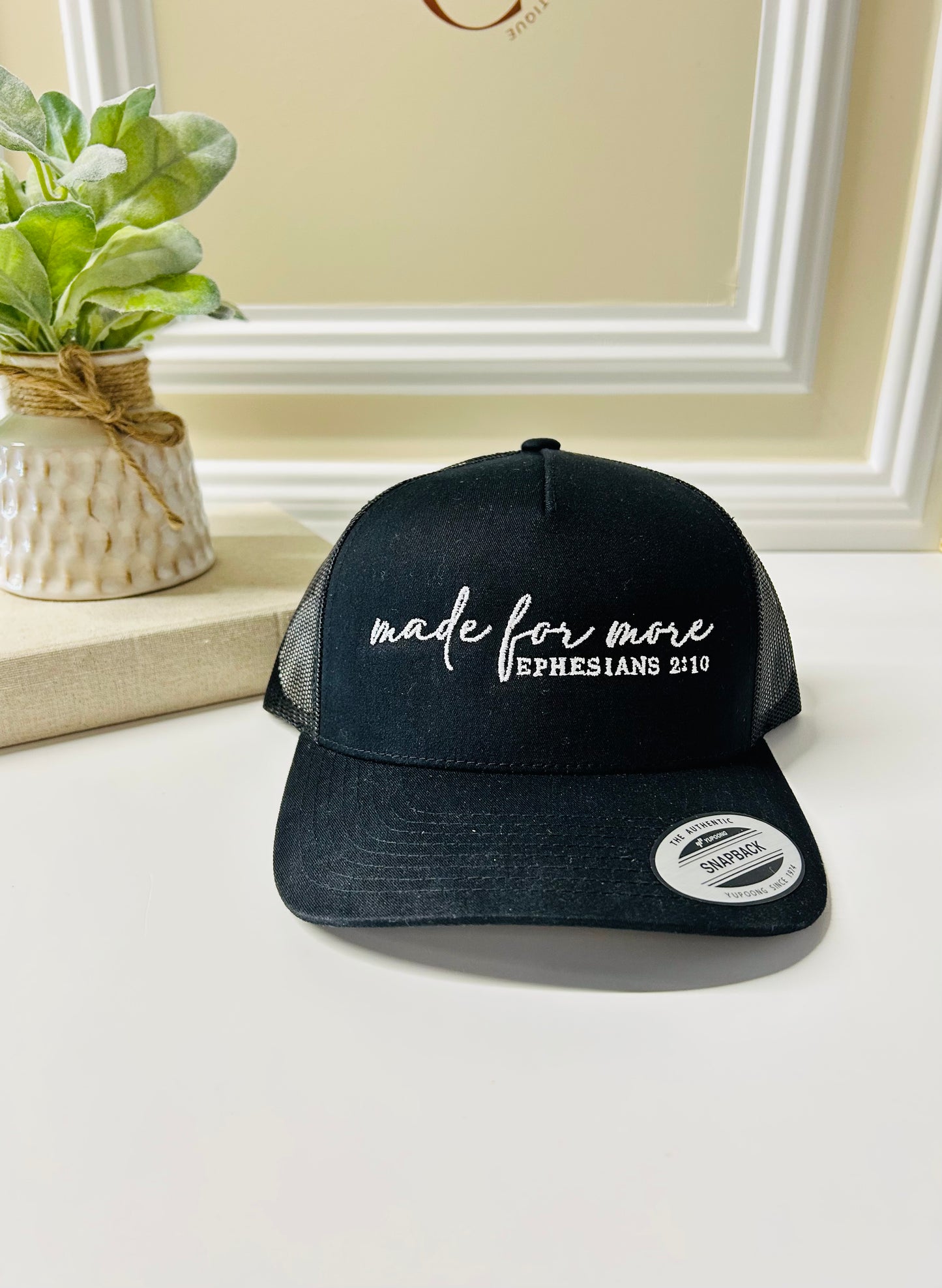 Made for More Embroidery Trucker Hat