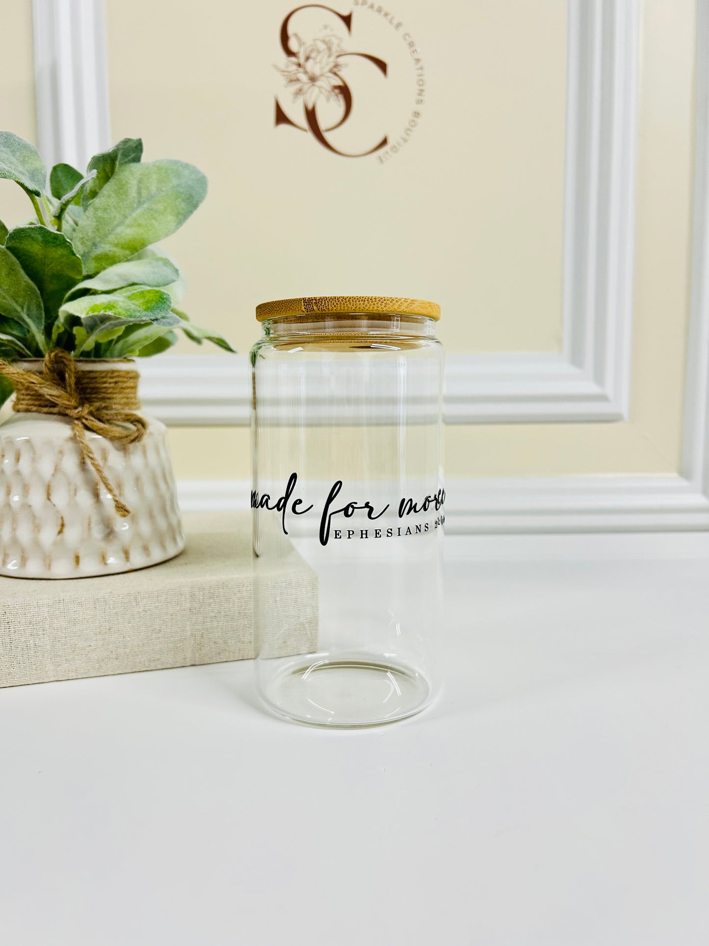 Made for more Glass cup