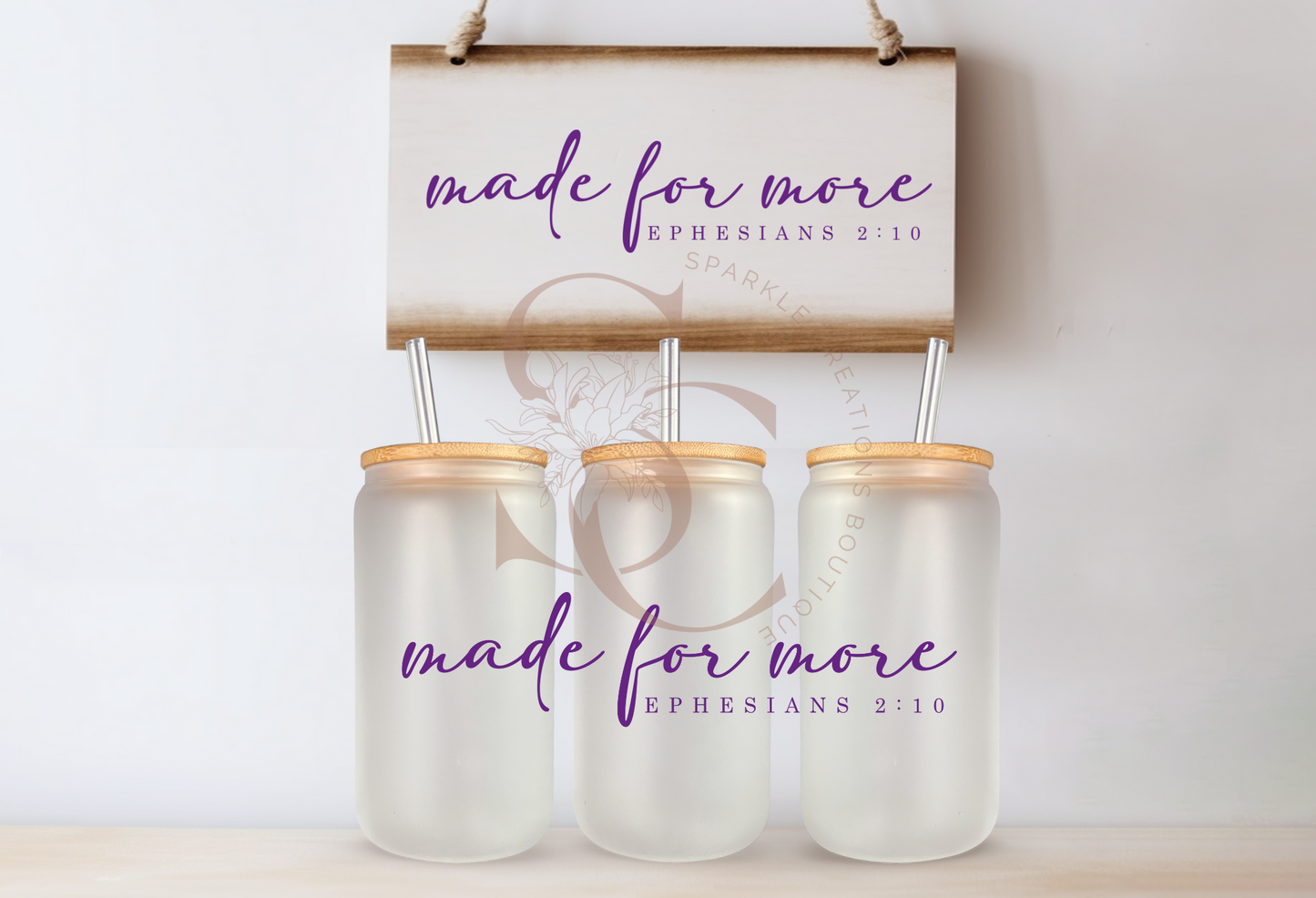 Made for more Glass cup