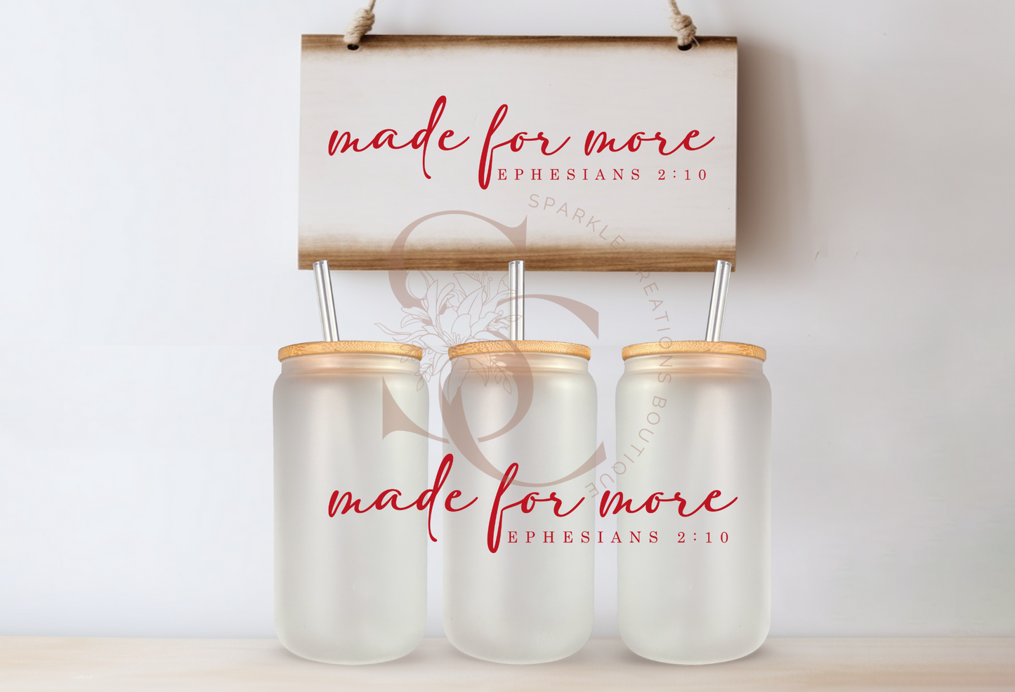 Made for more Glass cup