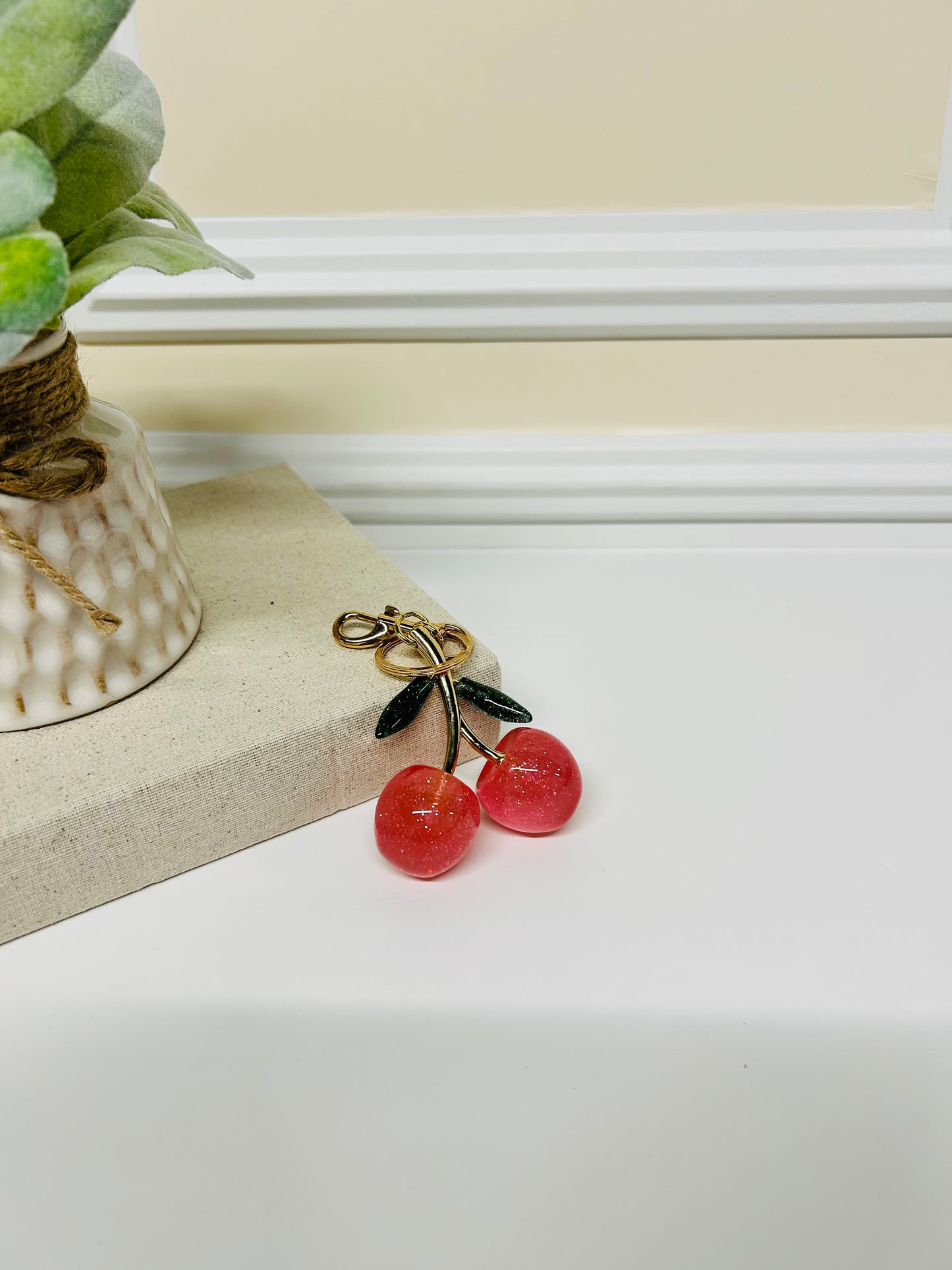 Cherry Pink Keychains