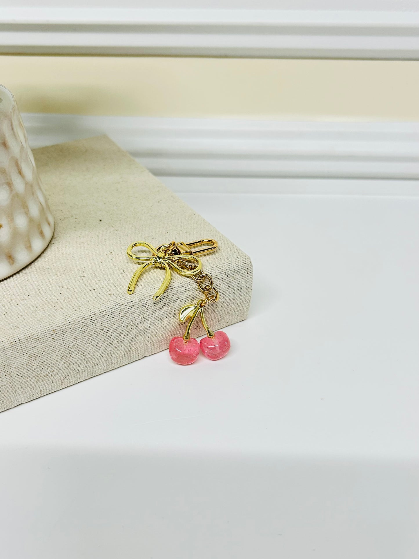 Cherry Pink Keychains