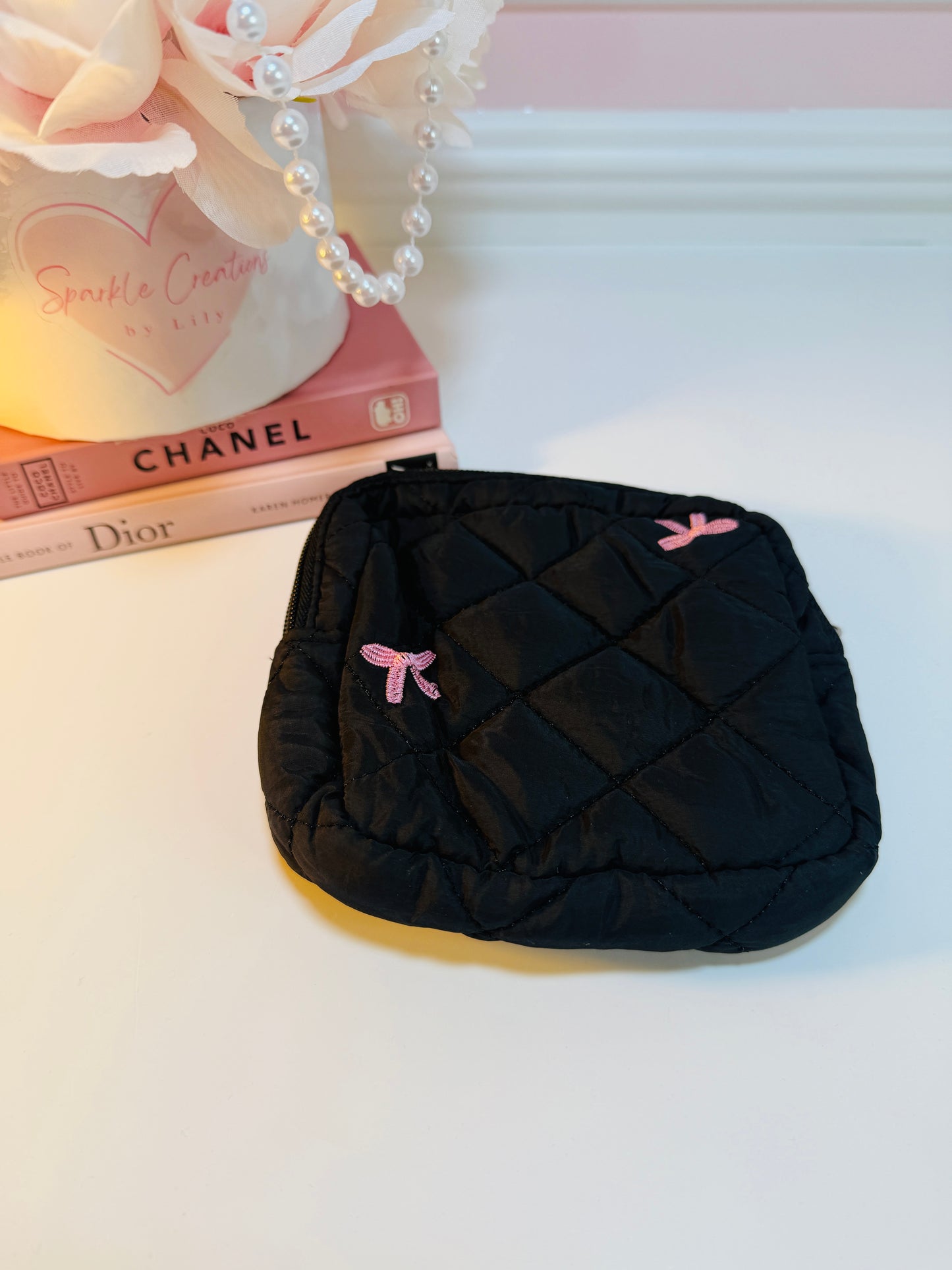 Mini Zipper Sanitary Cosmetic Bag