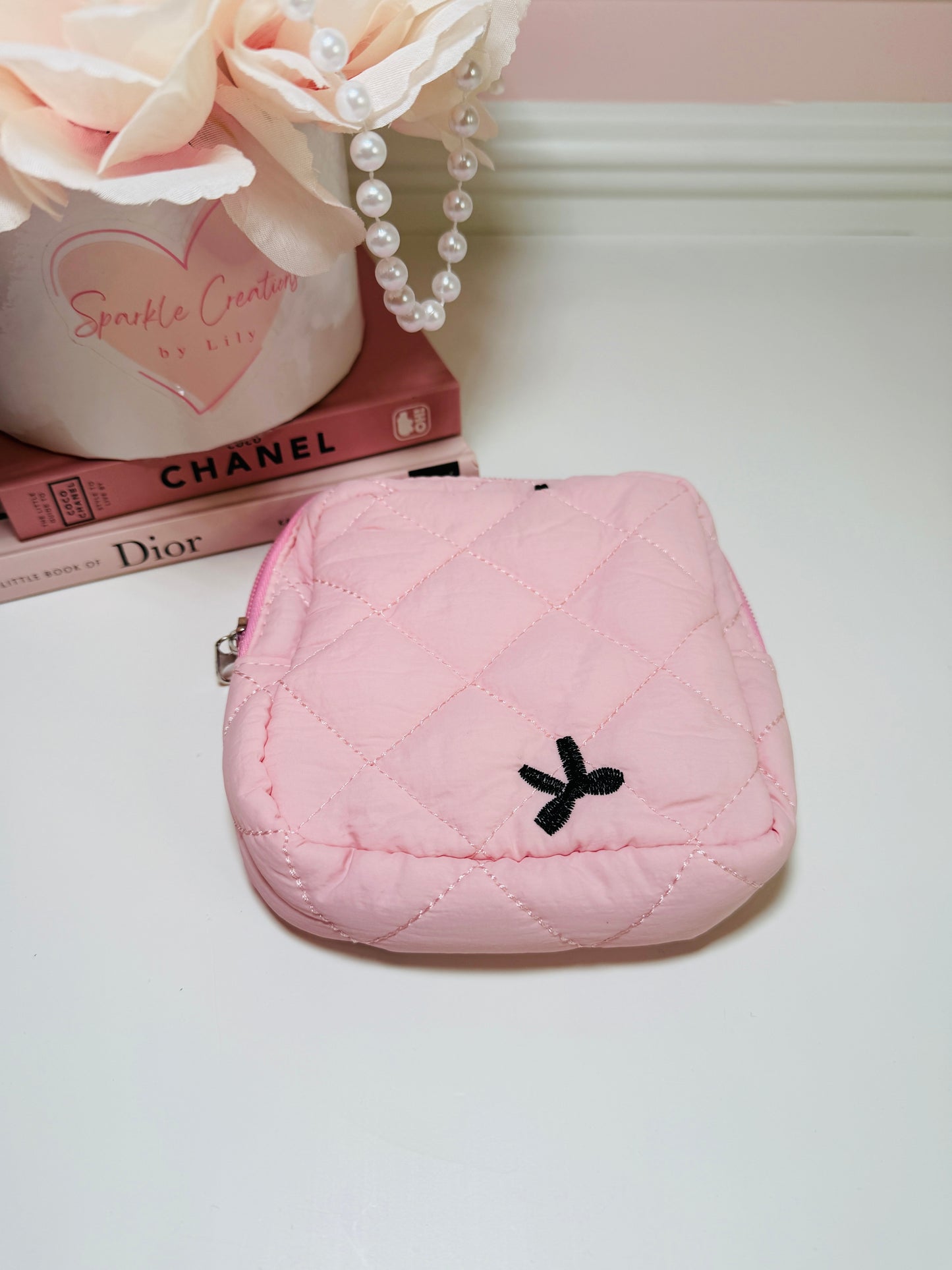 Mini Zipper Sanitary Cosmetic Bag