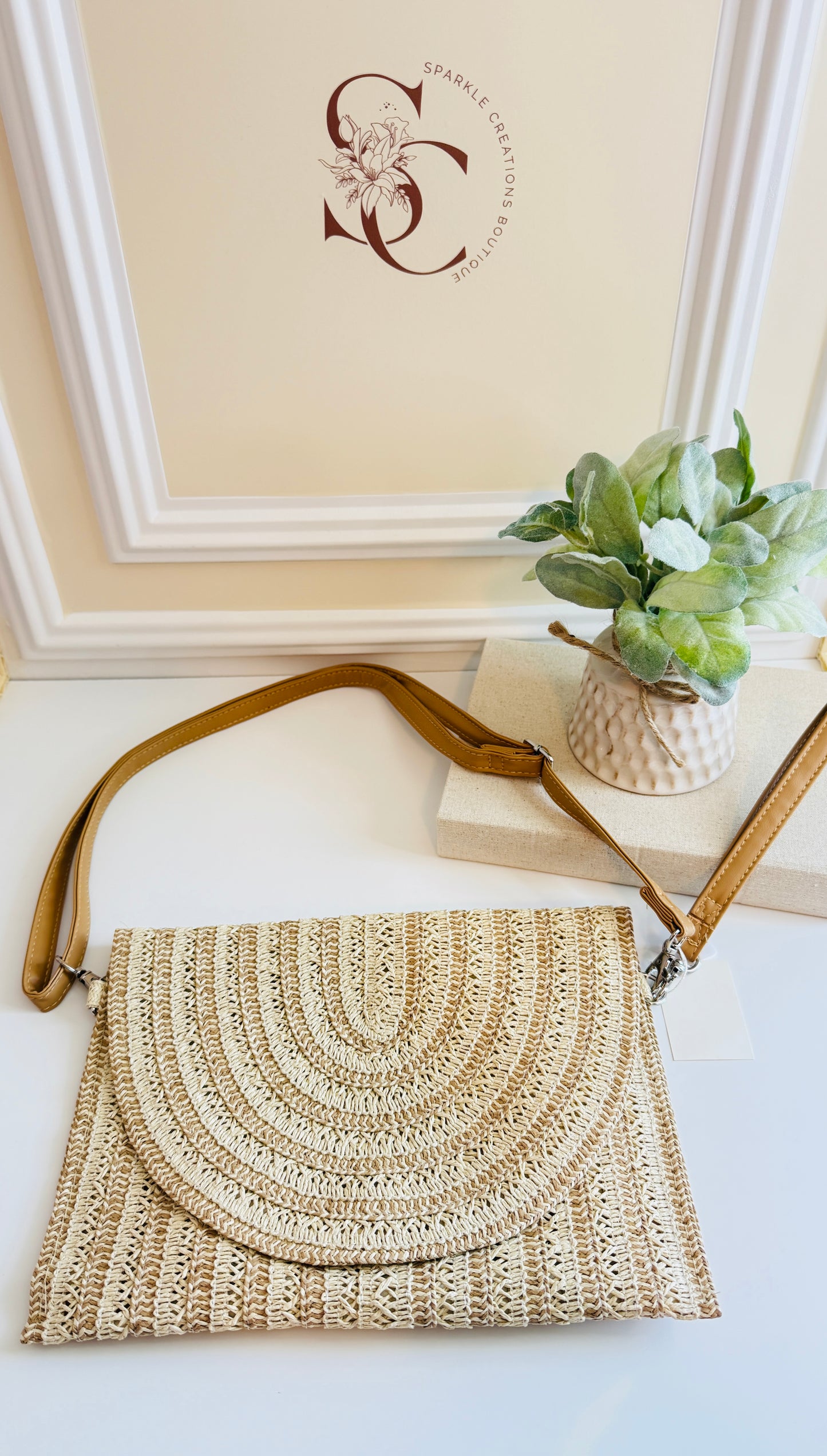 Two Tone Woven Bag