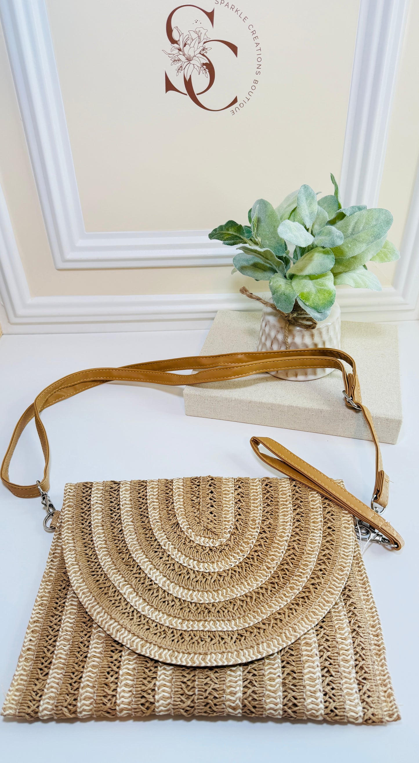 Two Tone Woven Bag