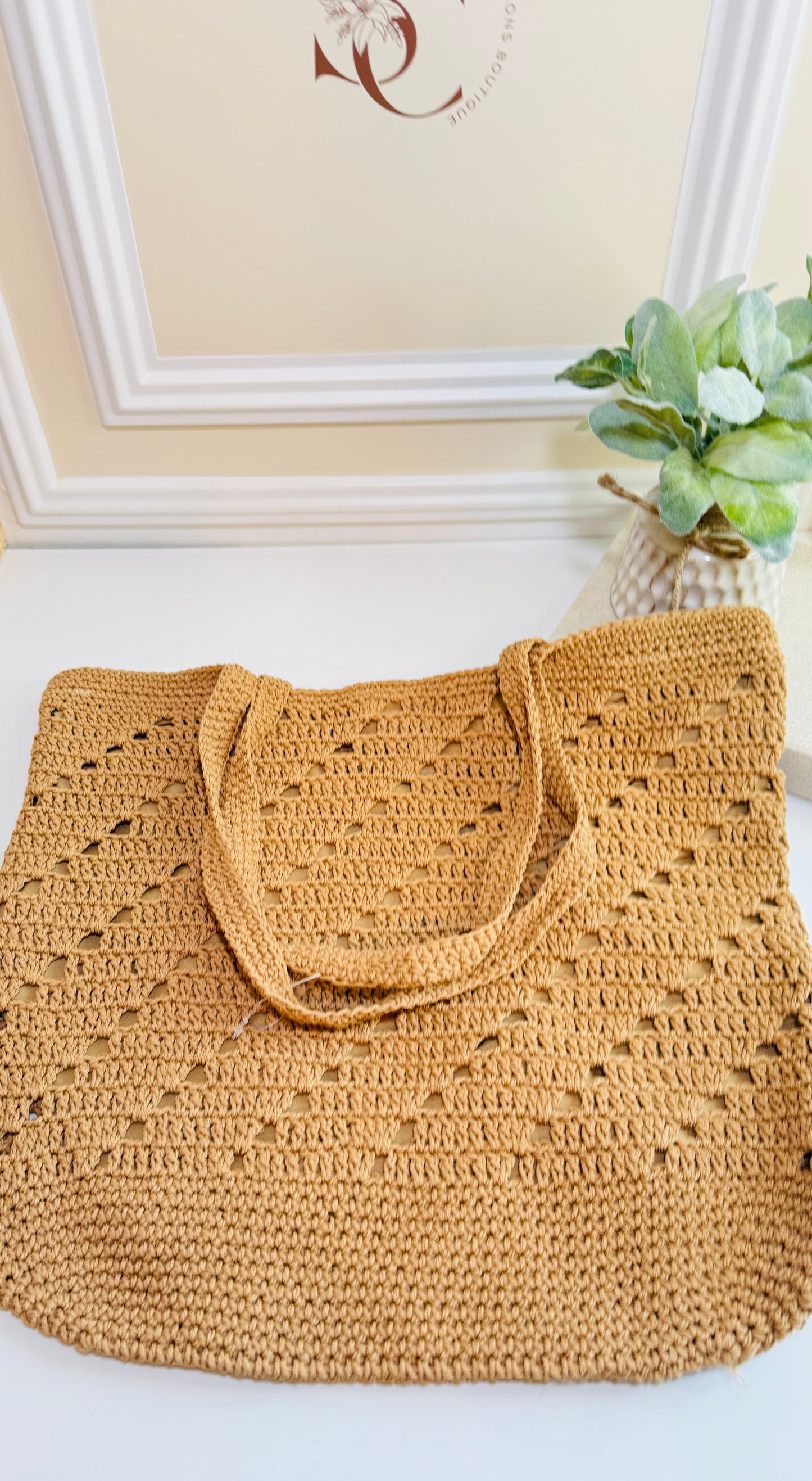 Lana Braided Large Tote Bag