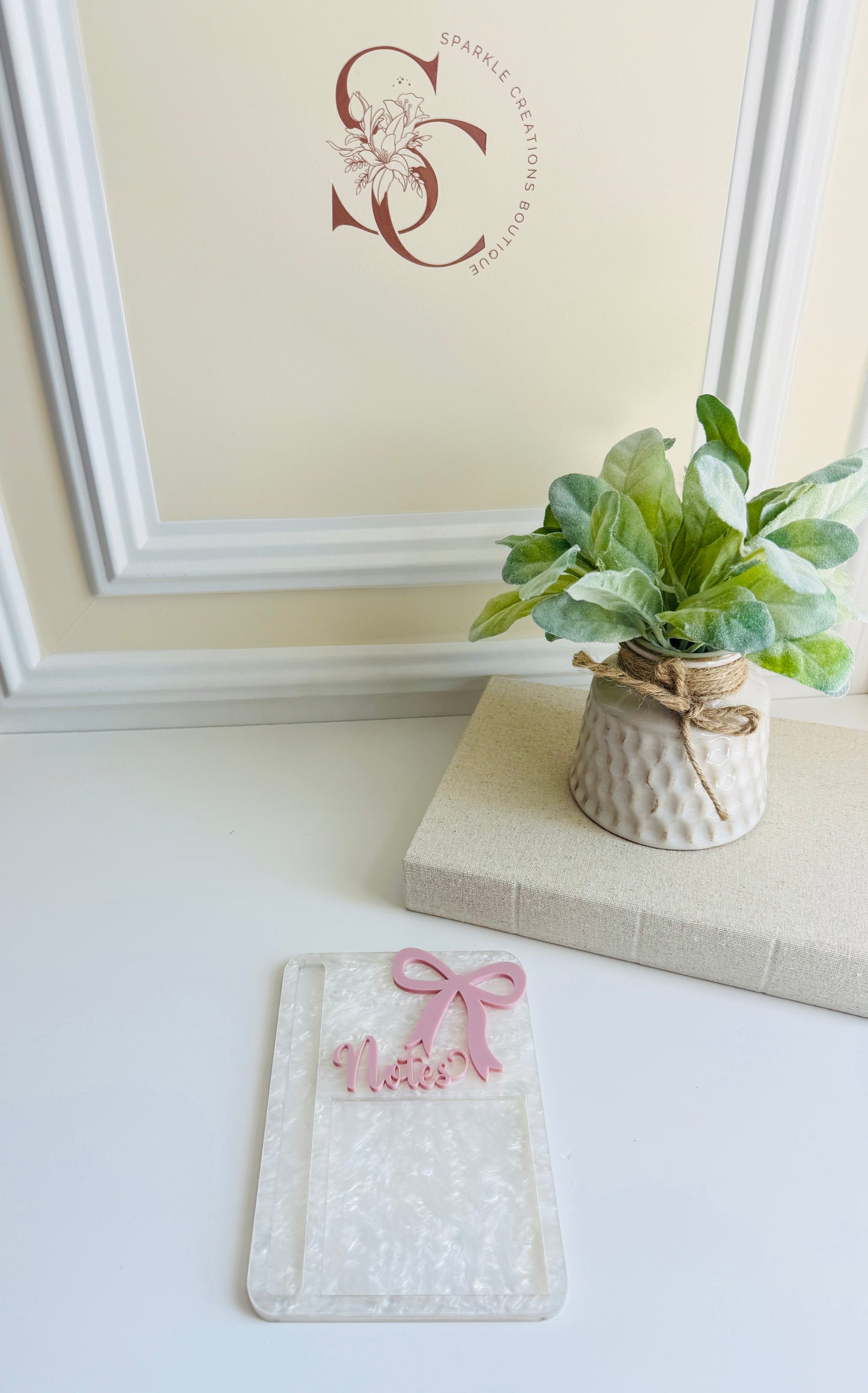 Coquette Desk Sticky Pad