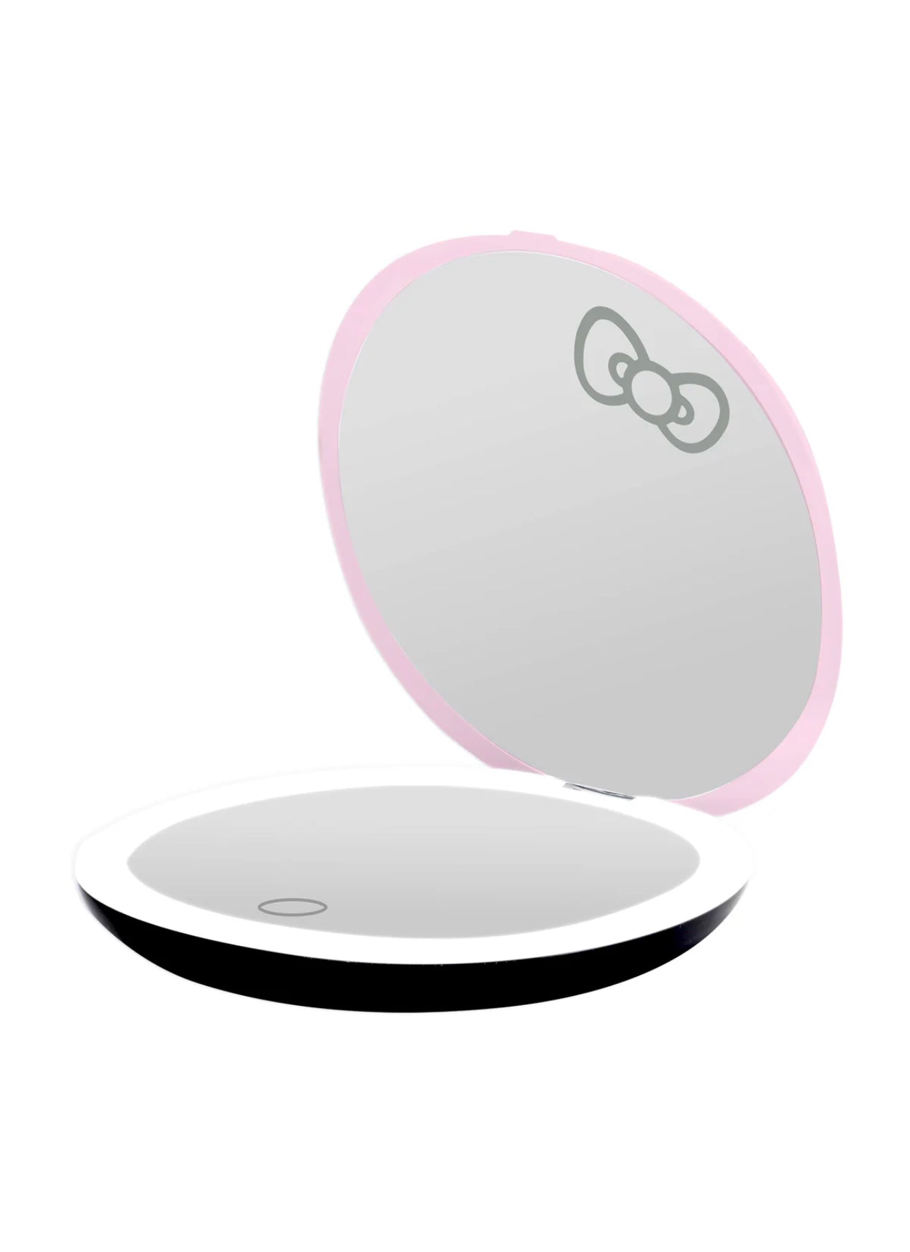 "Super cute Signature" Print LED Compact Mirror