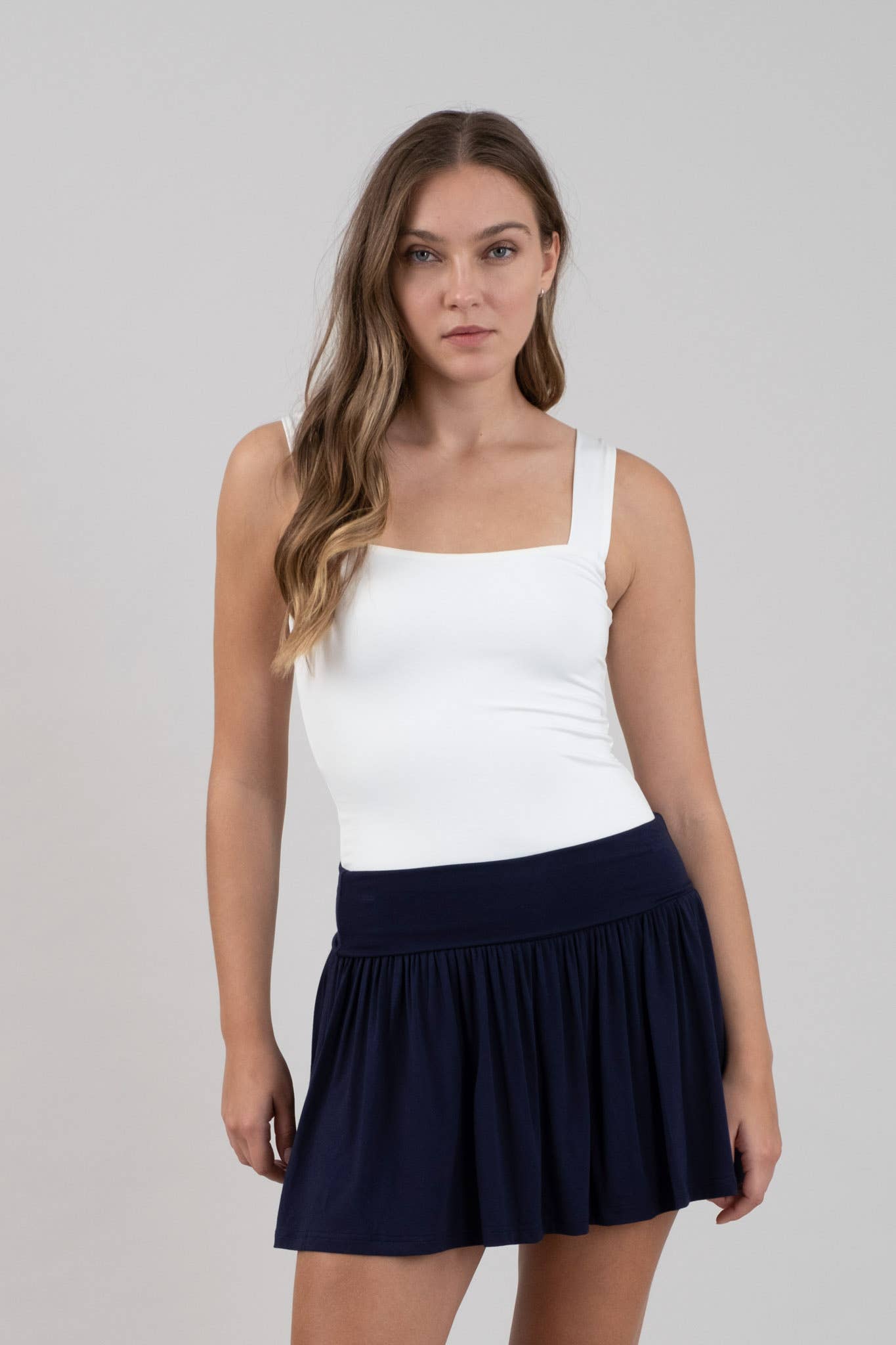Sleeveless Square Neck Cami