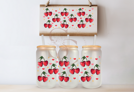 Cherry Sweet Glass Cup