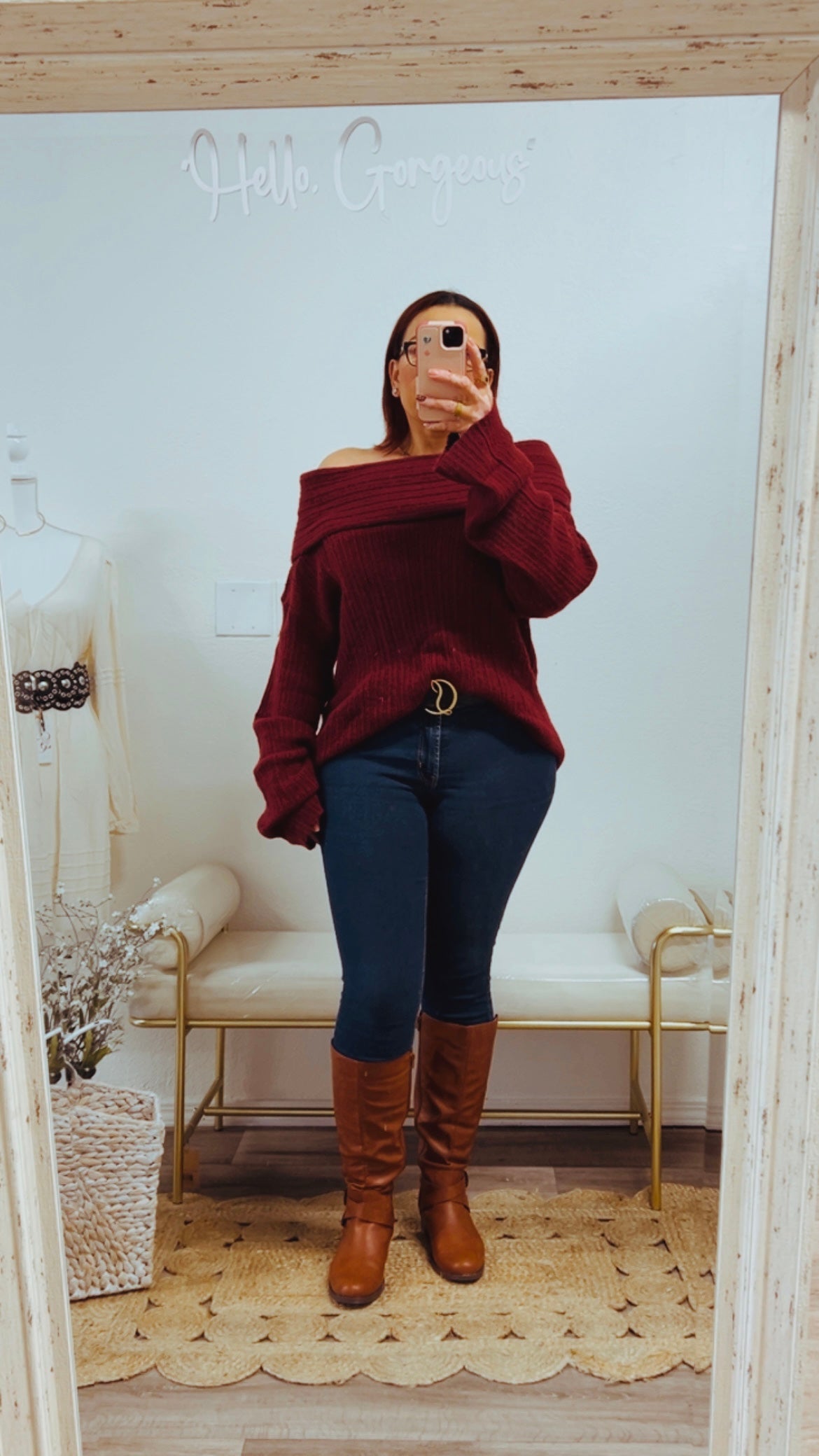 Chic Off-Shoulder Sweater