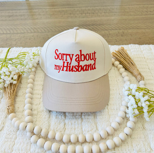 Sorry about my Husband Hat