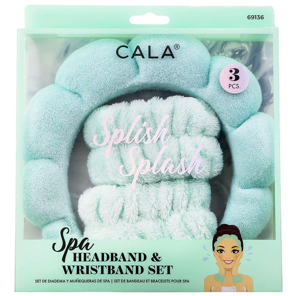 SPA HEADBAND & WRISTBAND SET