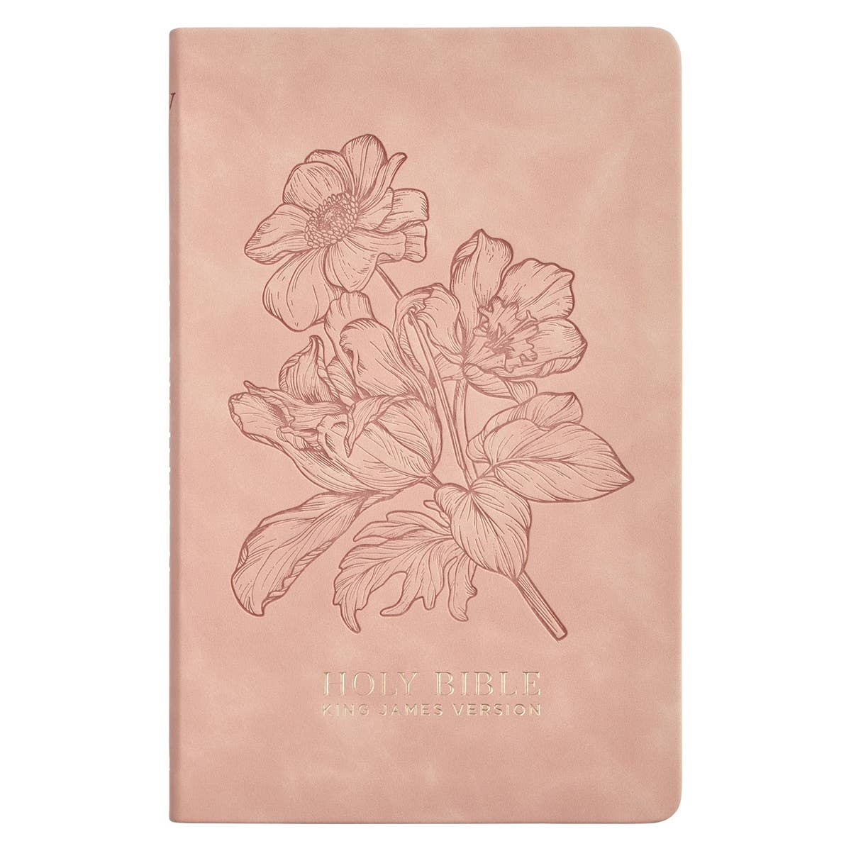 Bible Gift Edition Faux Leather Blush Pink