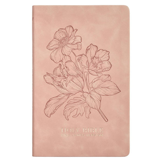 Bible Gift Edition Faux Leather Blush Pink