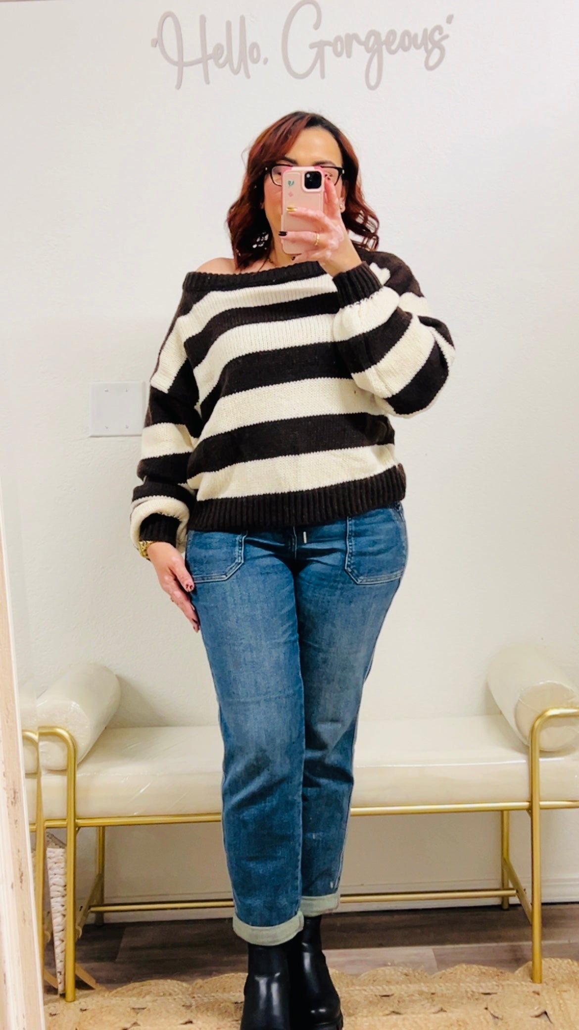 The LEXI Off-Shoulder Sweater