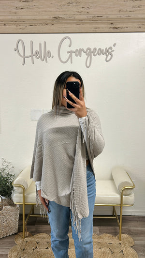 The BRIELLE Fring Poncho