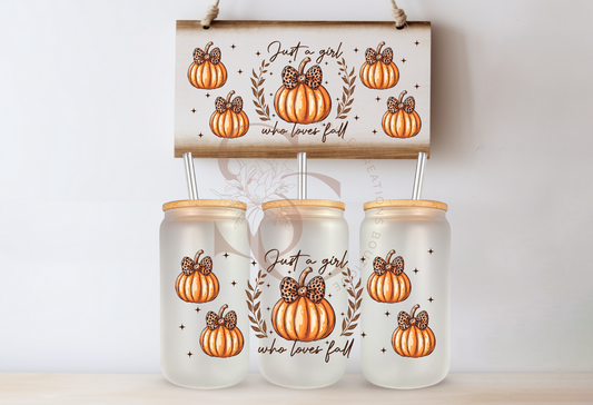Just A Girl Who Love's Fall Cup
