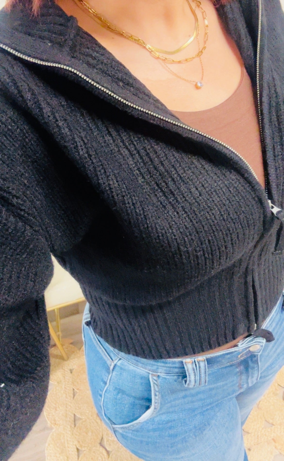 Dom Two-Way Zip Sweater