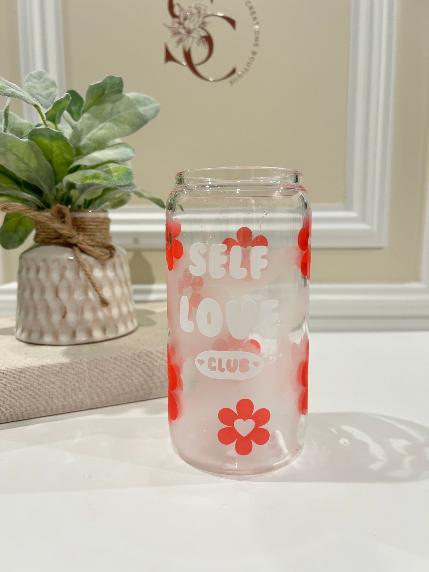 Self Love Glass Cup