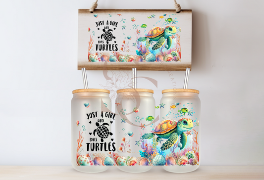 Just a girl who loves turtles cup