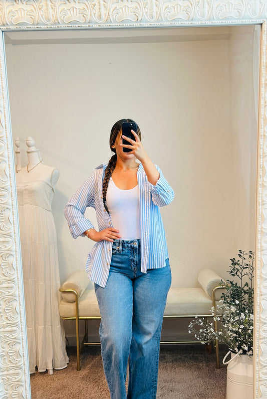 The Ivy Stripe Button-Down