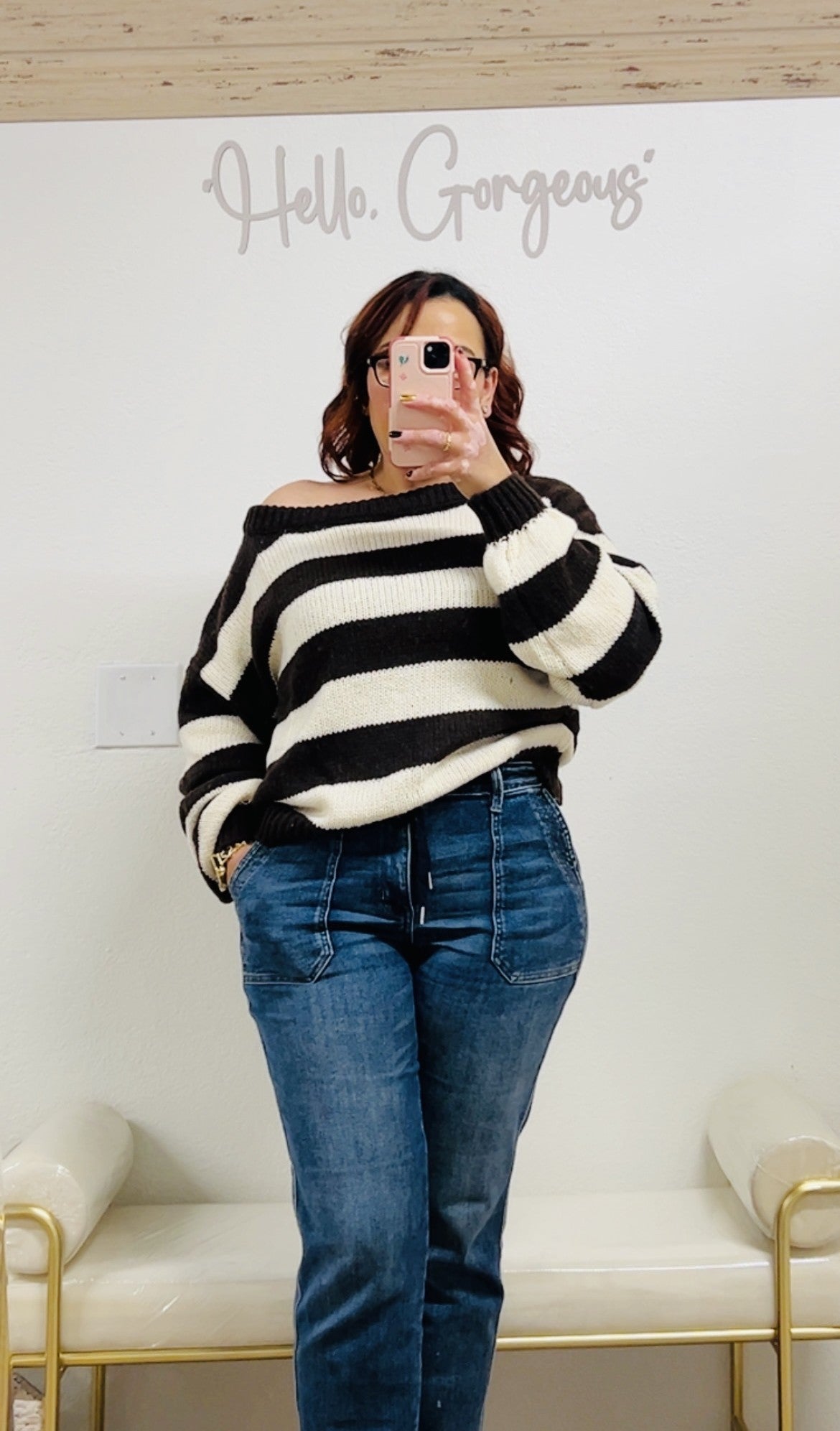 The LEXI Off-Shoulder Sweater