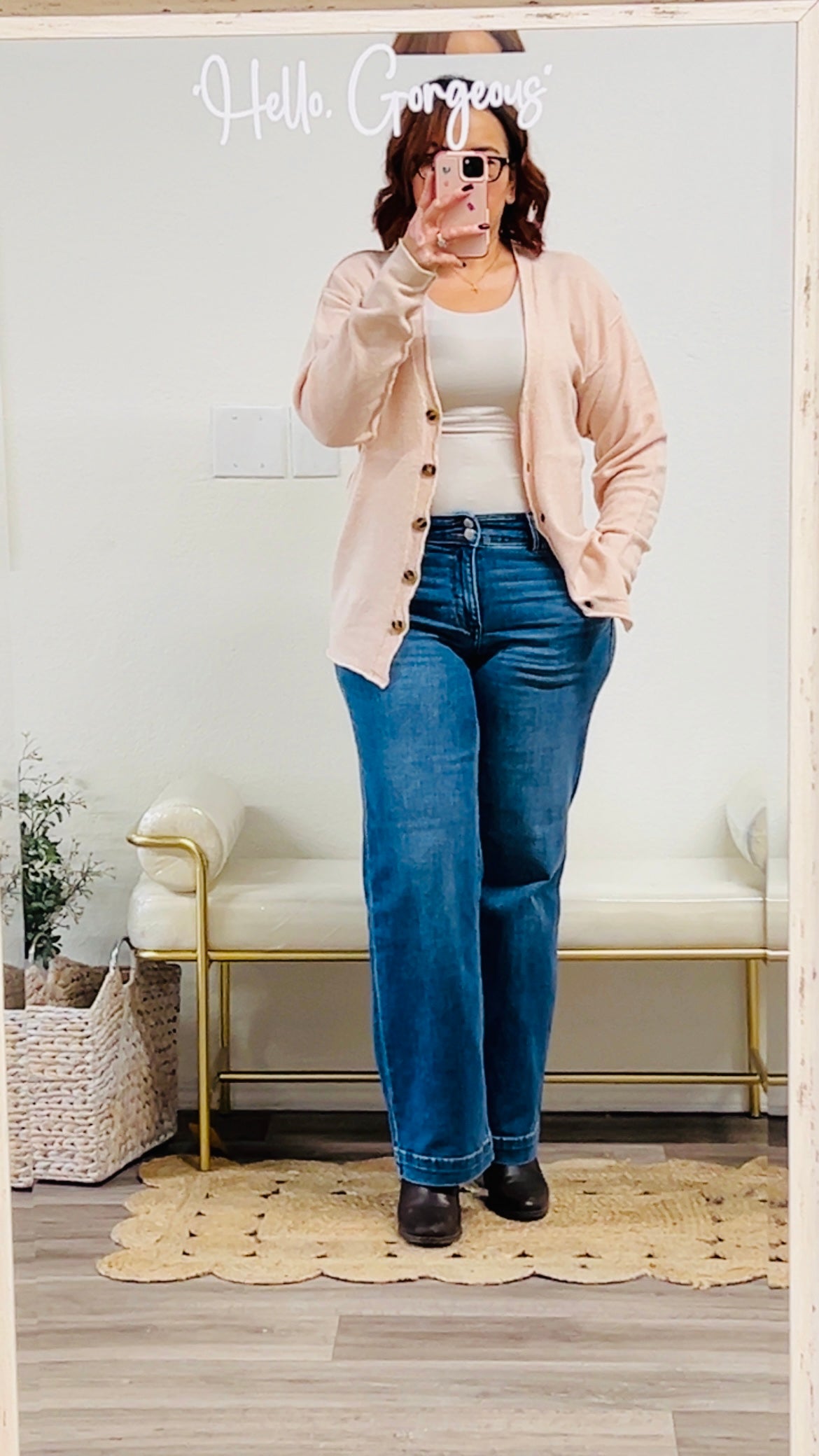 Chic Button Front Cardigan