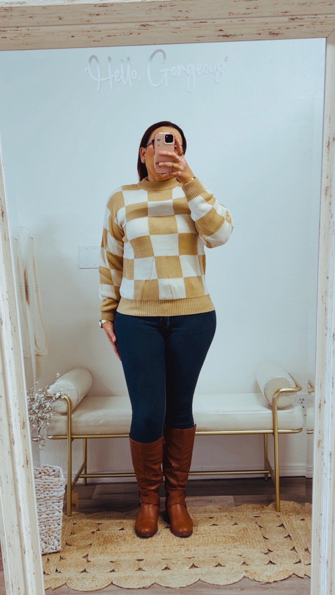 Color block Knit Sweater