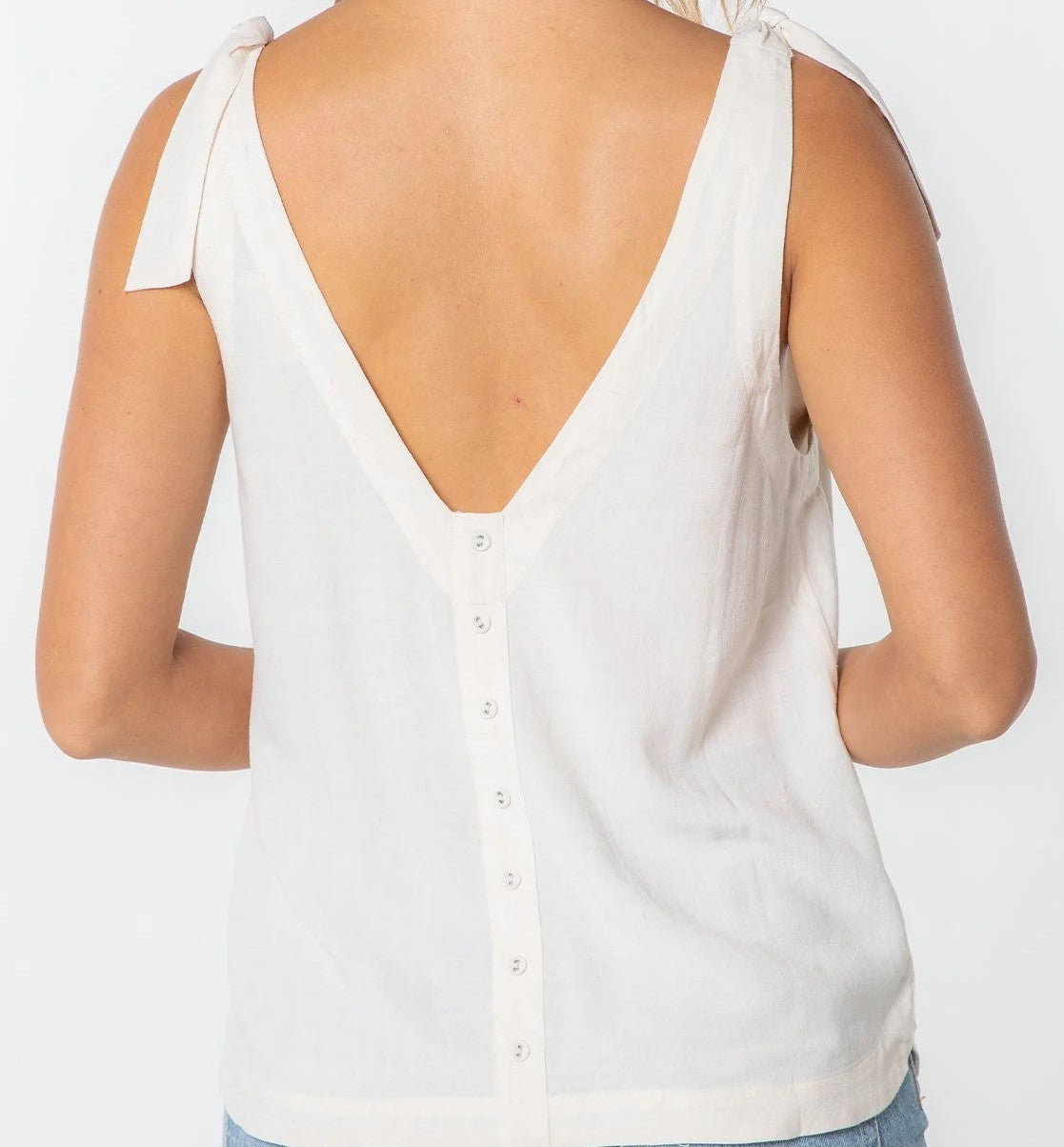 The Sienna Tie-Shoulder Tank