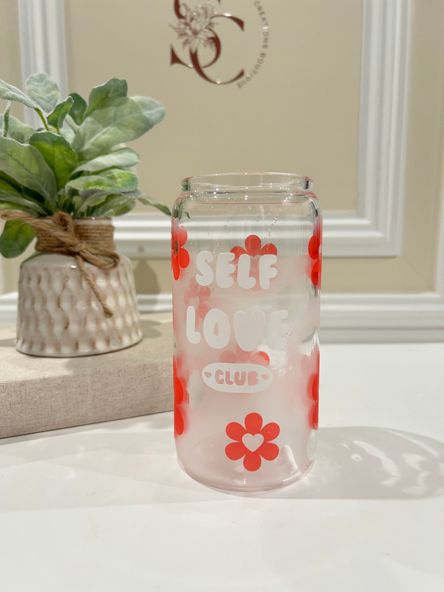 Self Love Glass Cup