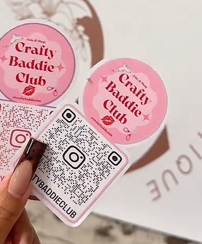 Custom Logo Glossy Stickers