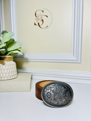 Bloom Buckle Belt (Plus size)