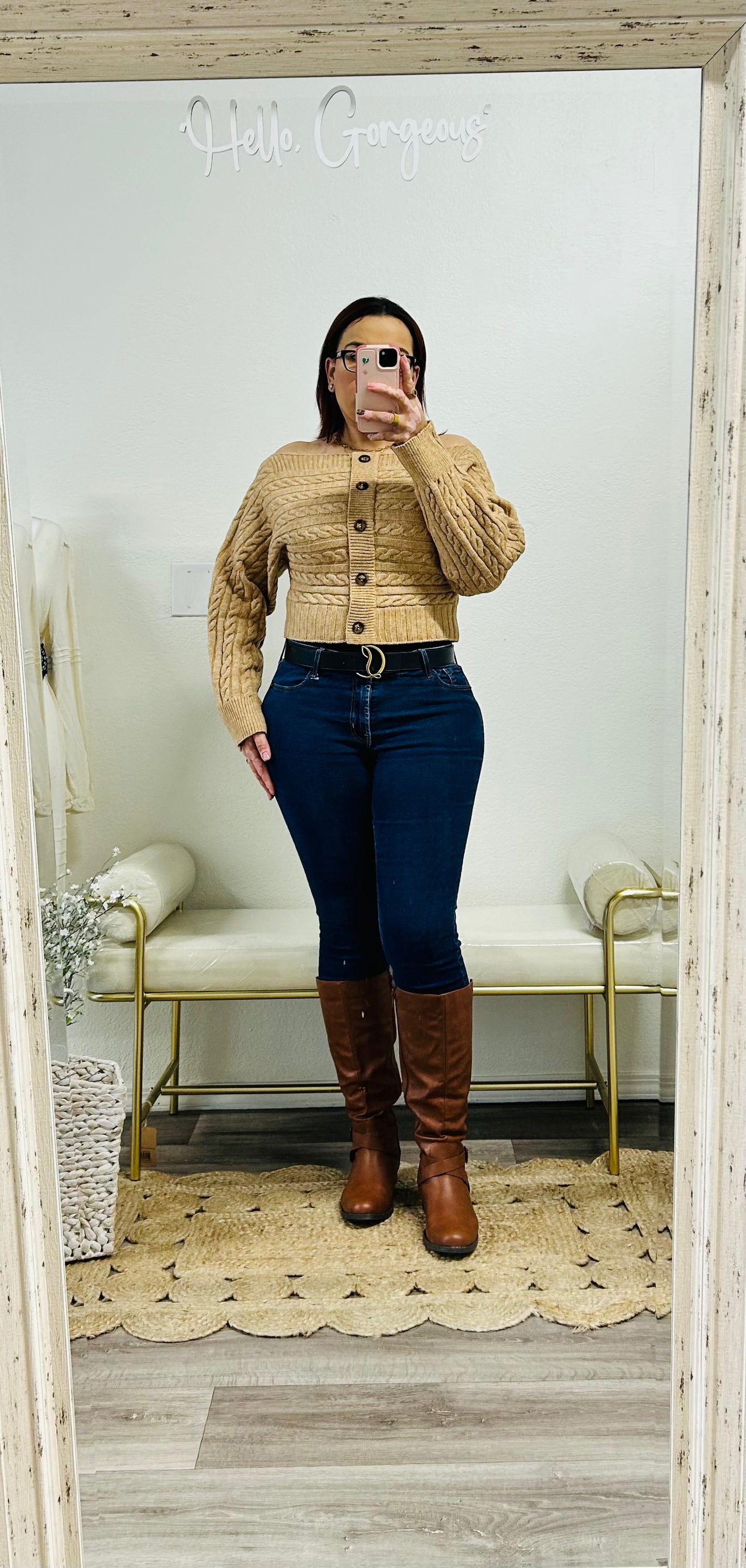 Soft Embrace Off-Shoulder Top