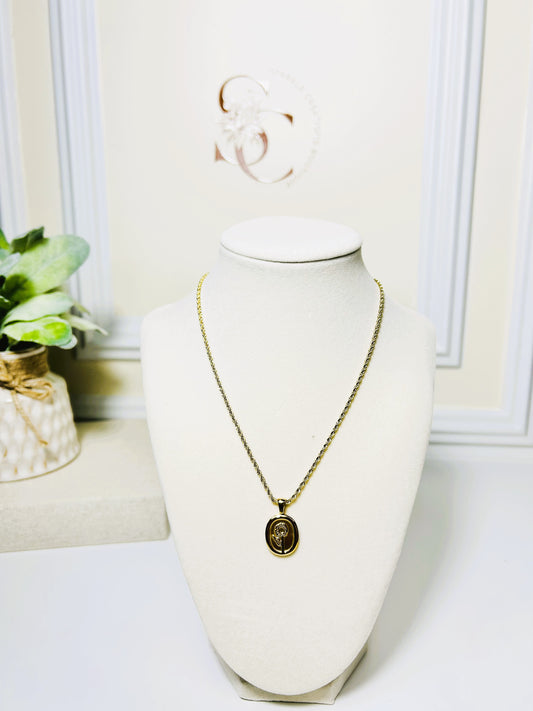 The Eternal Rose Necklace