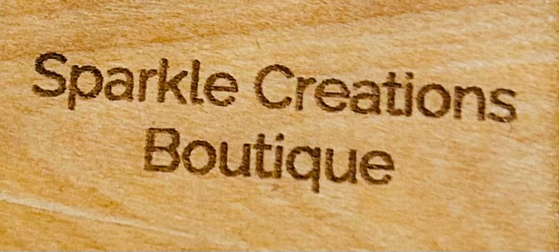 Custom wood earring holder