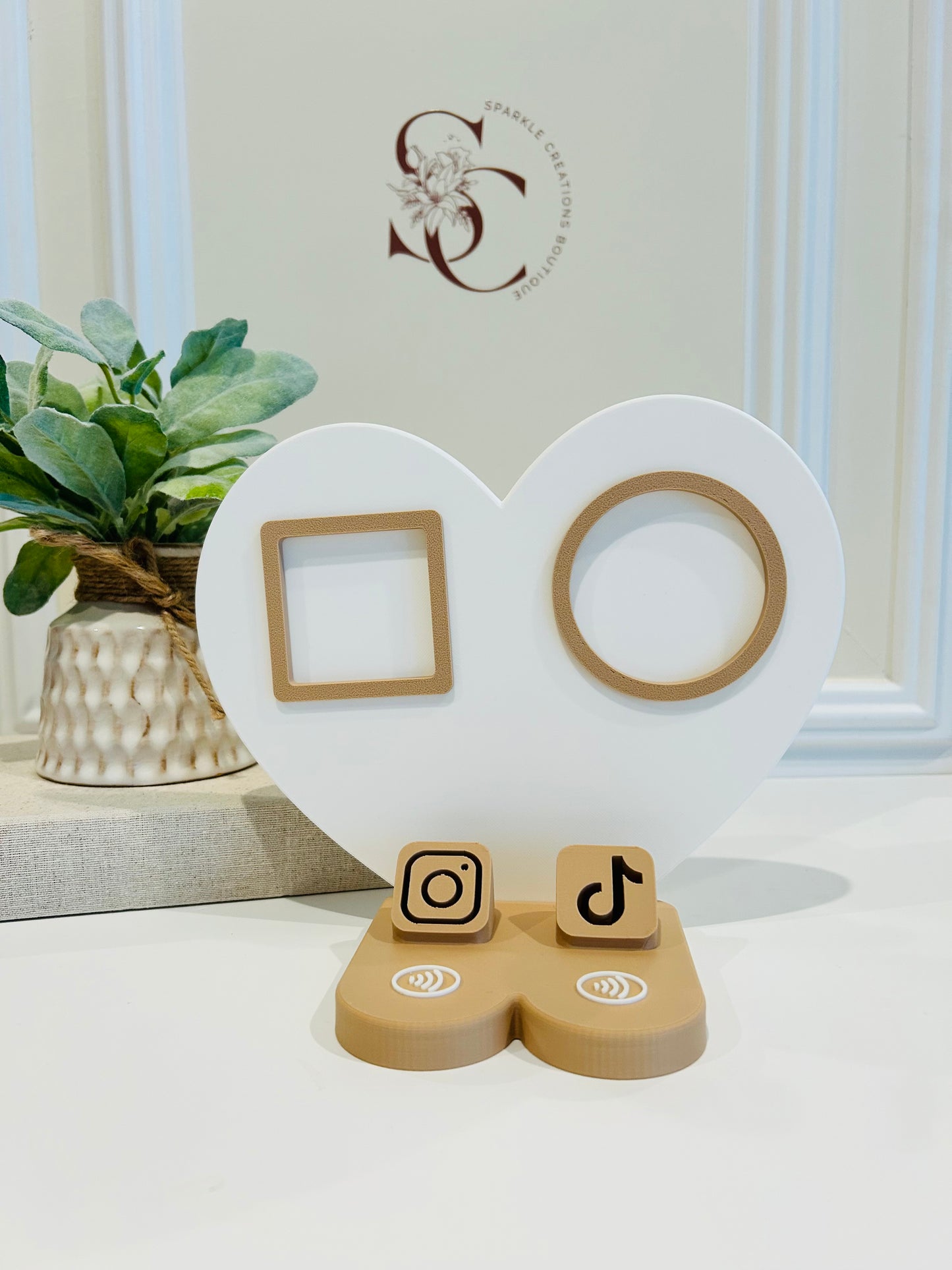 Custom 3D Business NFC Sign