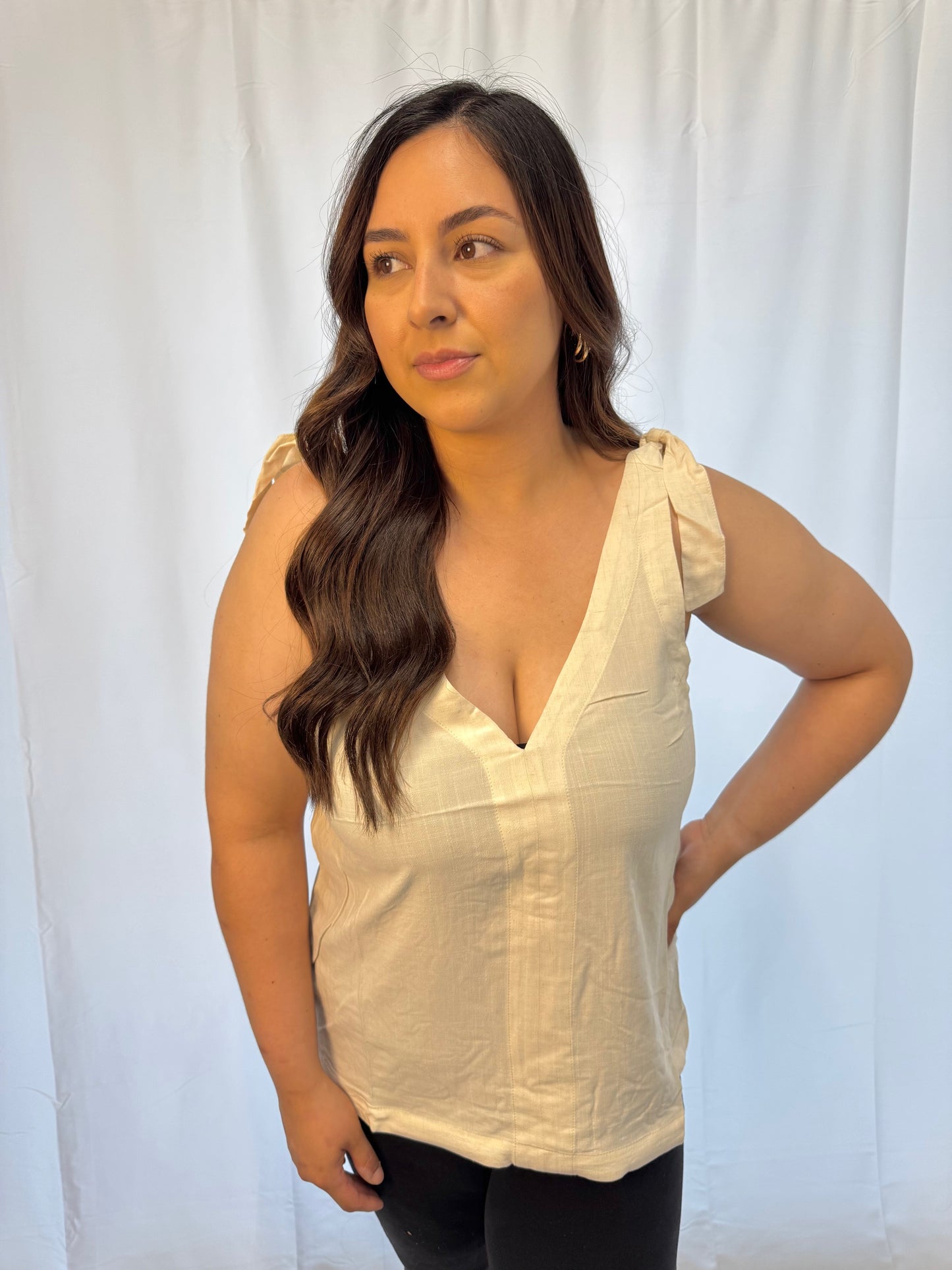 The Sienna Tie-Shoulder Tank
