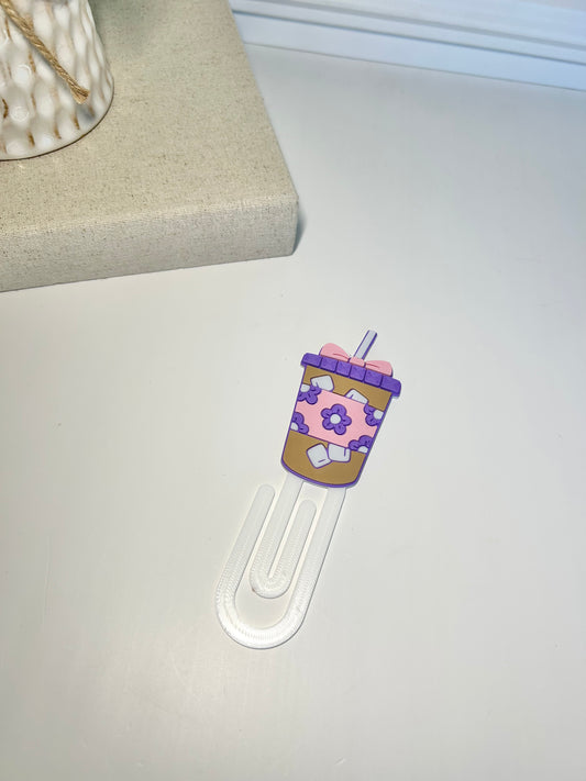 3D Coffee Brew Bow Bookmark