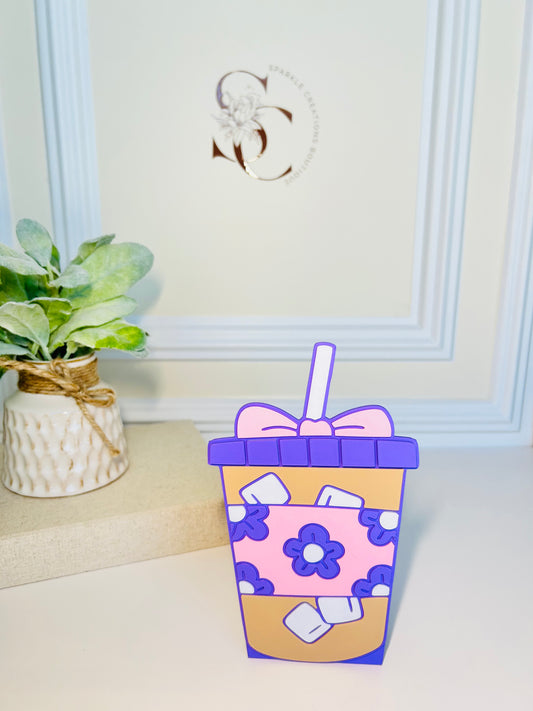 3D Coffee Brew Bow Pencil Holder