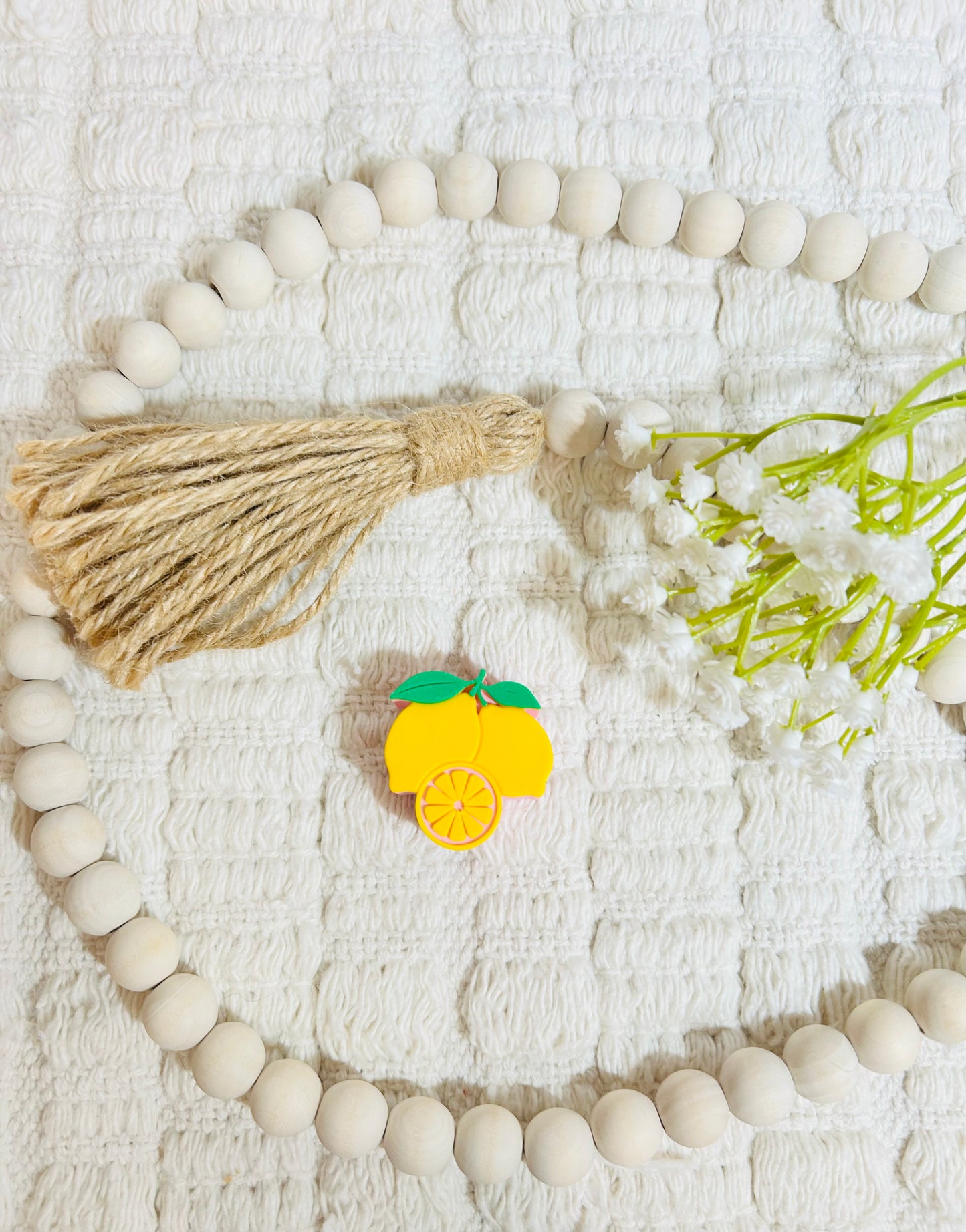 Lemon Drop Straw Topper