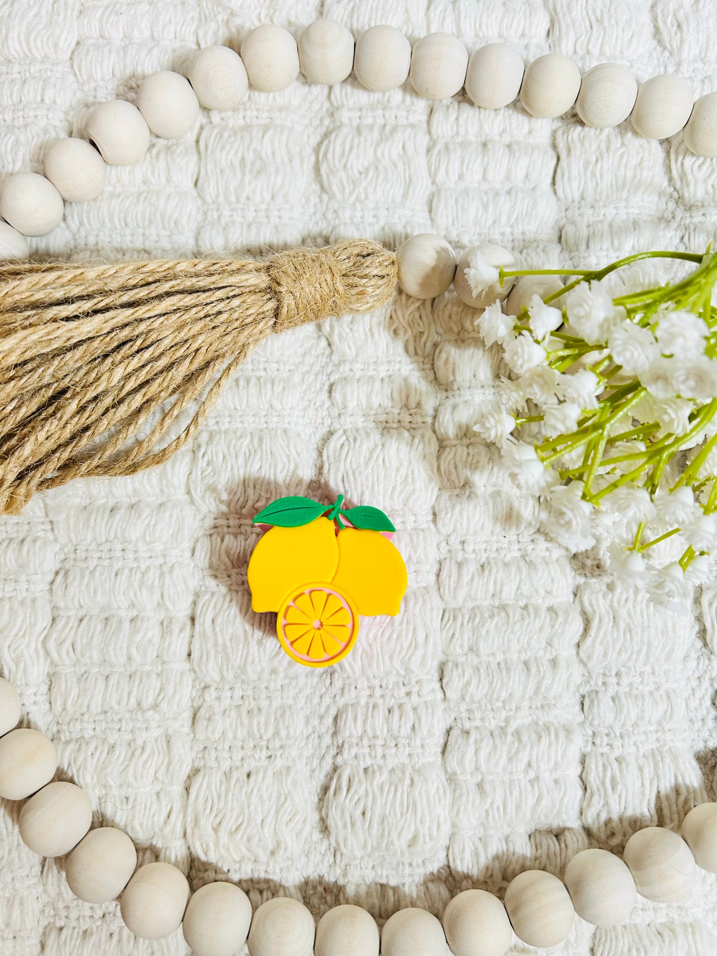 Lemon Drop Straw Topper
