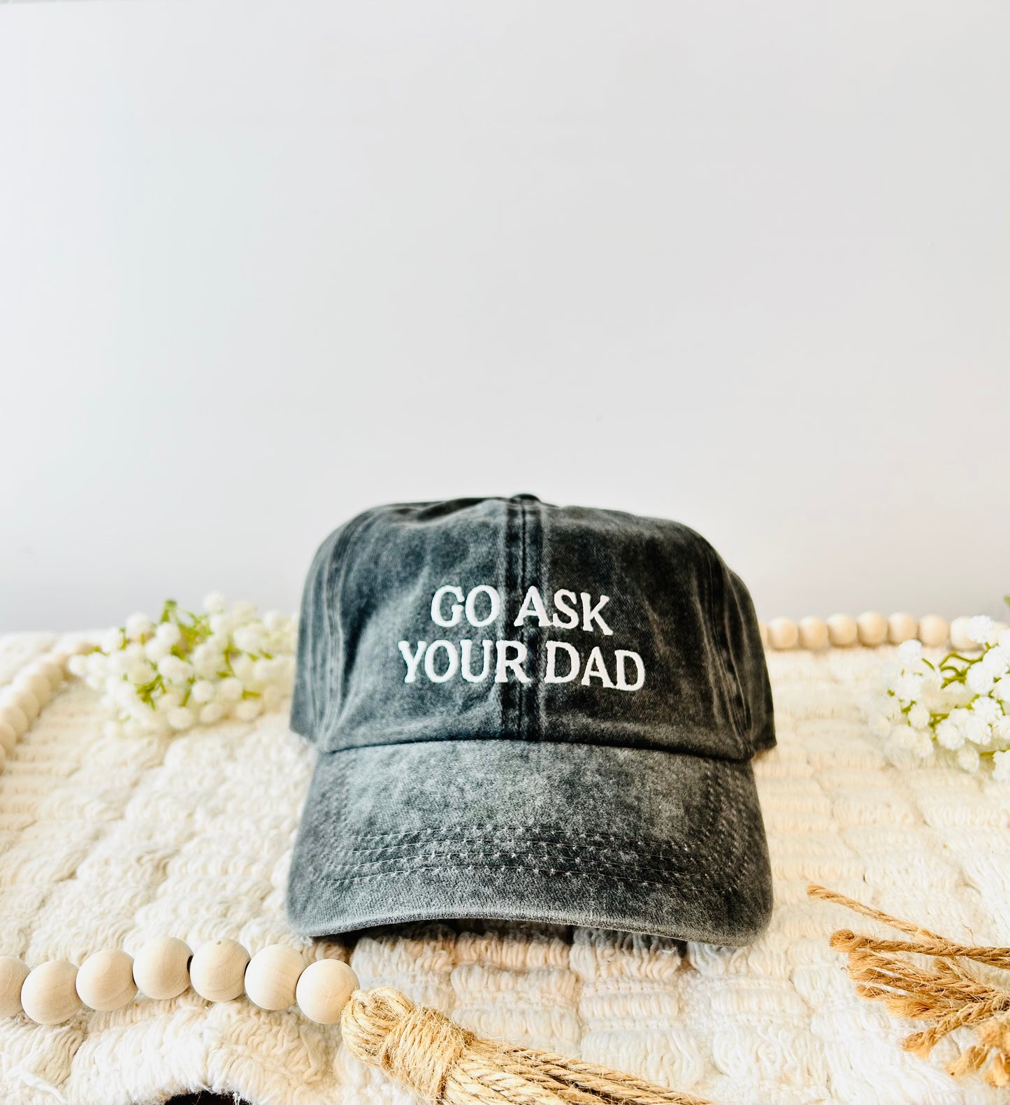 GO ASK YOUR DAD Baseball Cap