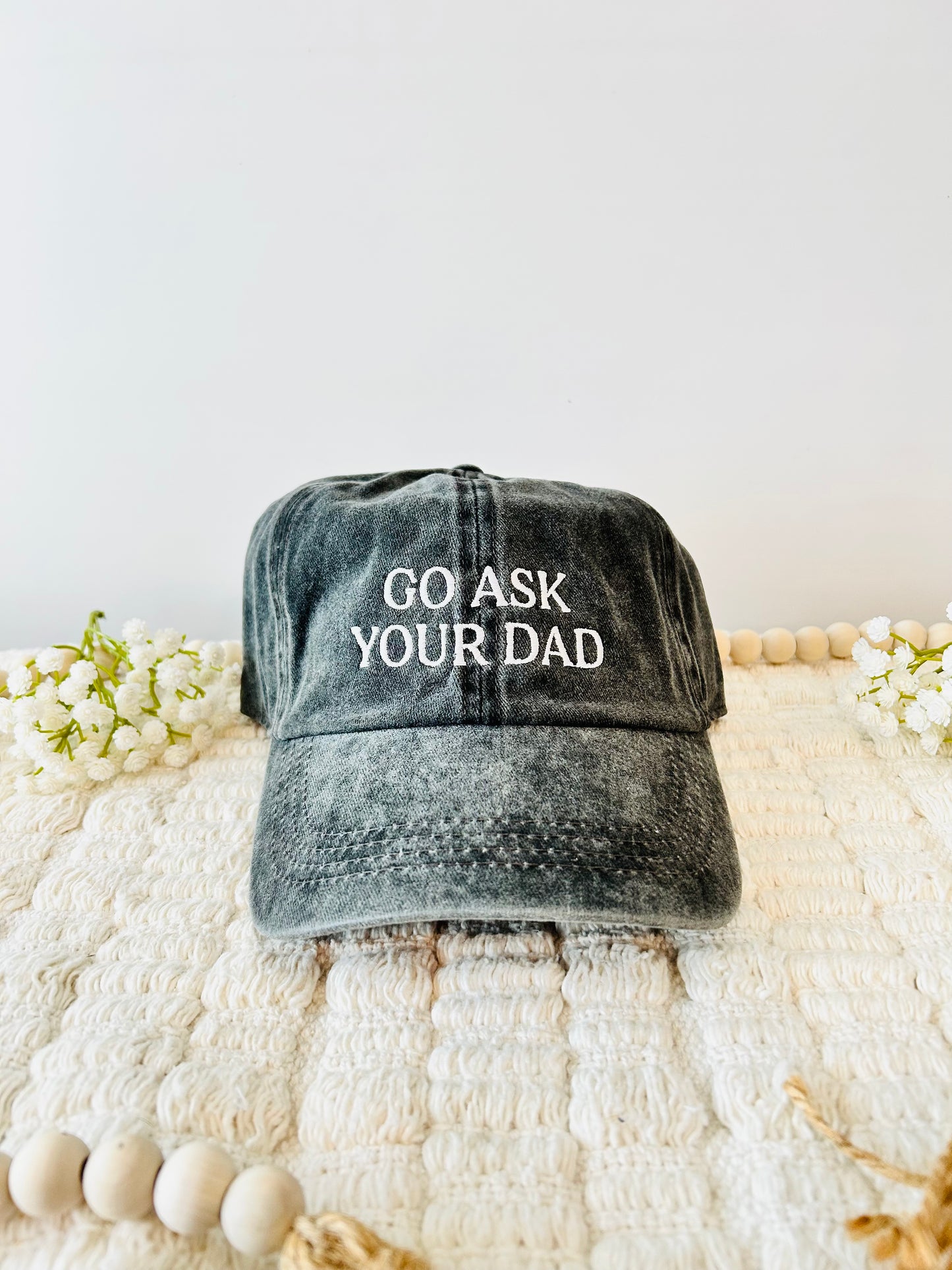 GO ASK YOUR DAD Baseball Cap
